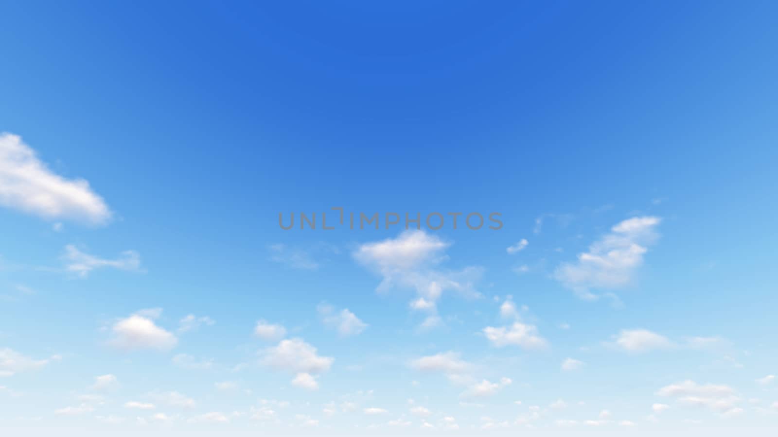 Cloudy blue sky abstract background, blue sky background with tiny clouds, 3d rendering

