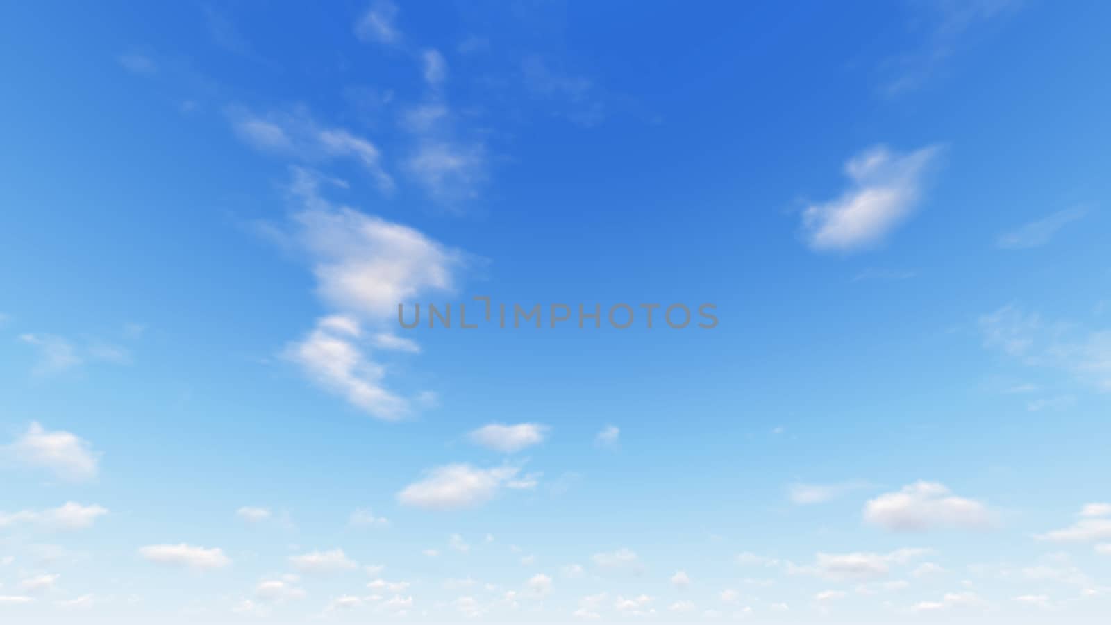 Cloudy blue sky abstract background, blue sky background with tiny clouds, 3d rendering

