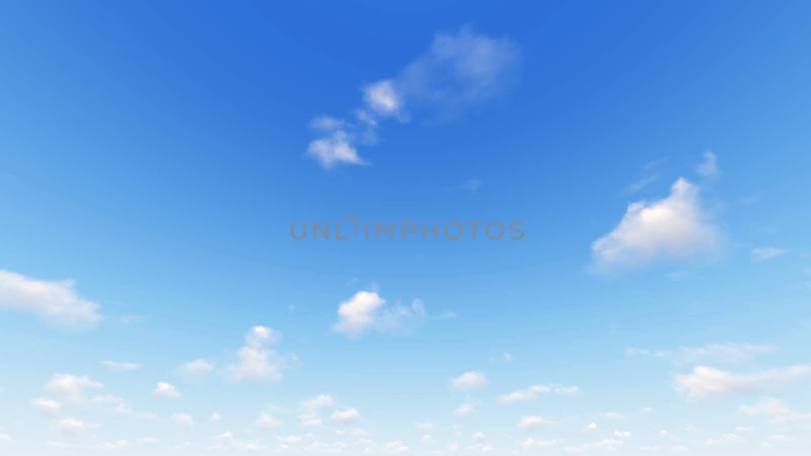 Cloudy blue sky abstract background, blue sky background with tiny clouds, 3d rendering

