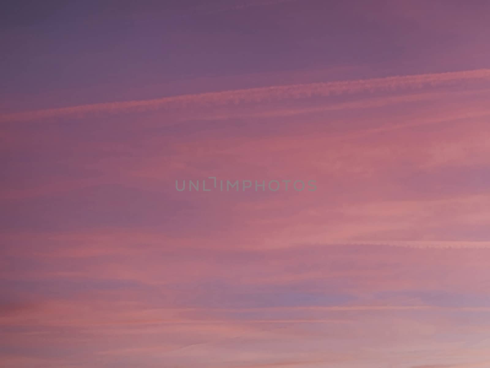 purple sunset sky by fascinadora