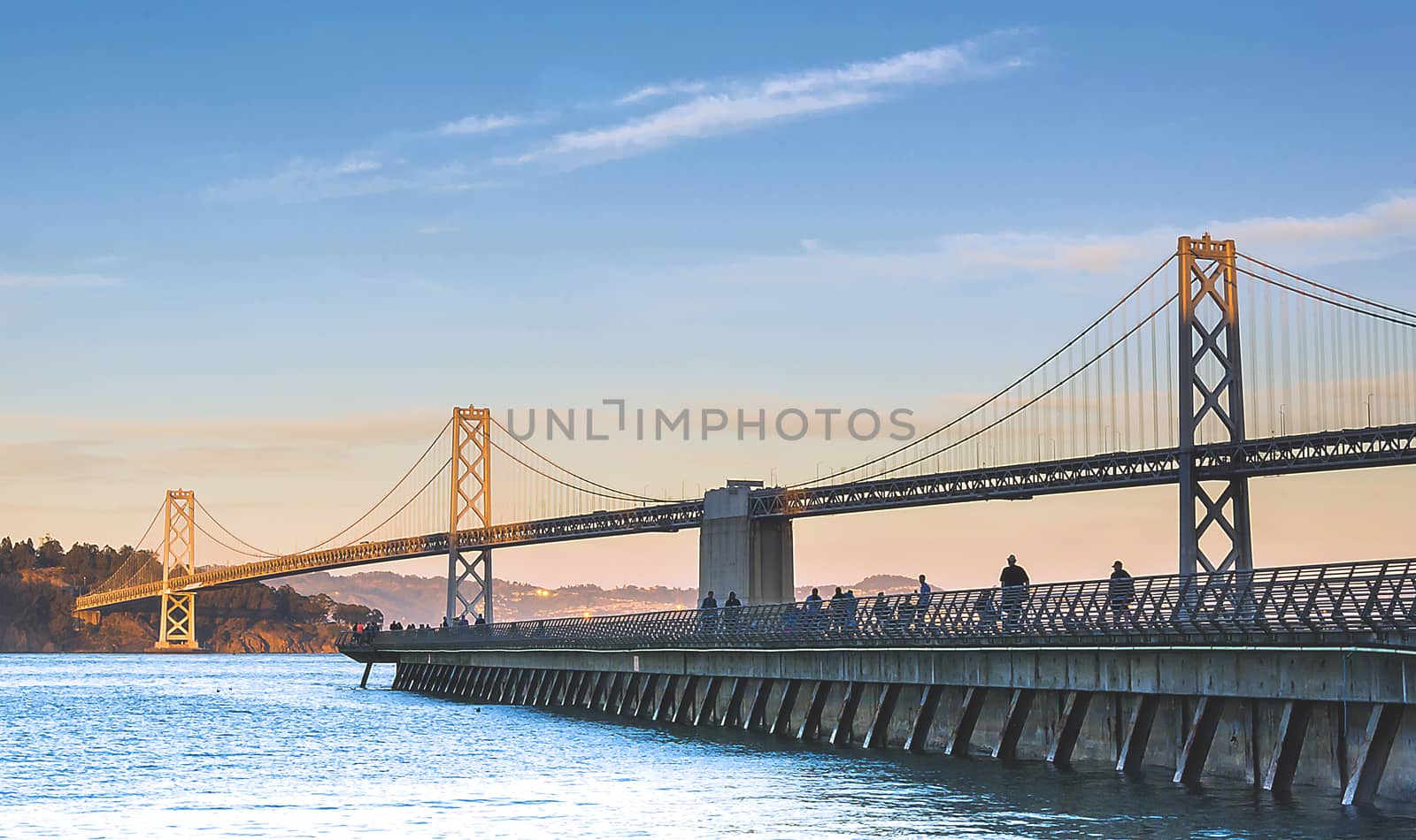 Bay Bridge at Sunset by rarrarorro