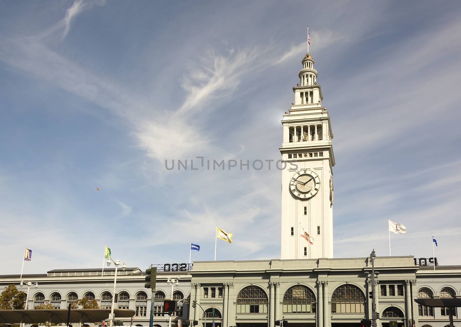 San Francisco, CA, USA, october 22, 2016;  Ferry building in a sunny day