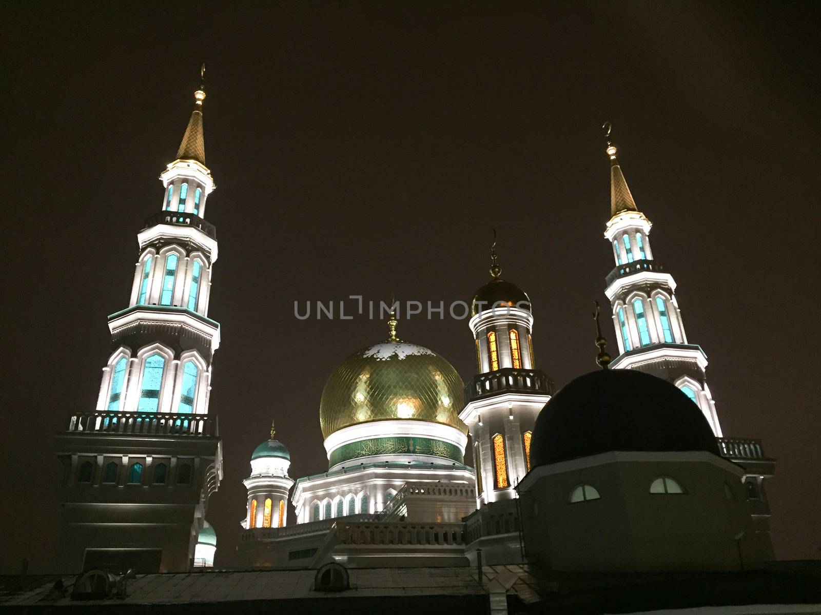 The largest Muslim church in the Russian Open Putin