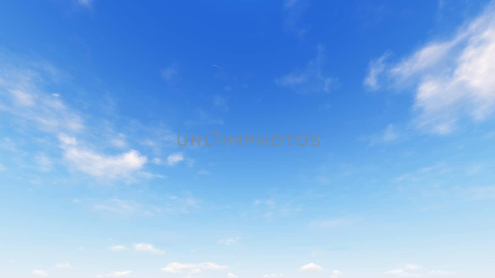 Cloudy blue sky abstract background, blue sky background with tiny clouds, 3d rendering

