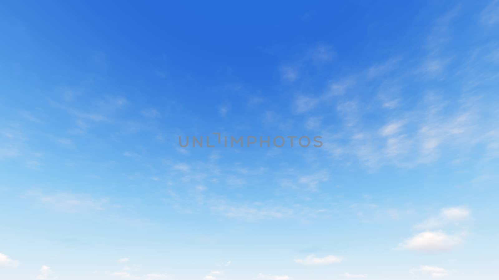 Cloudy blue sky abstract background, blue sky background with tiny clouds, 3d rendering

