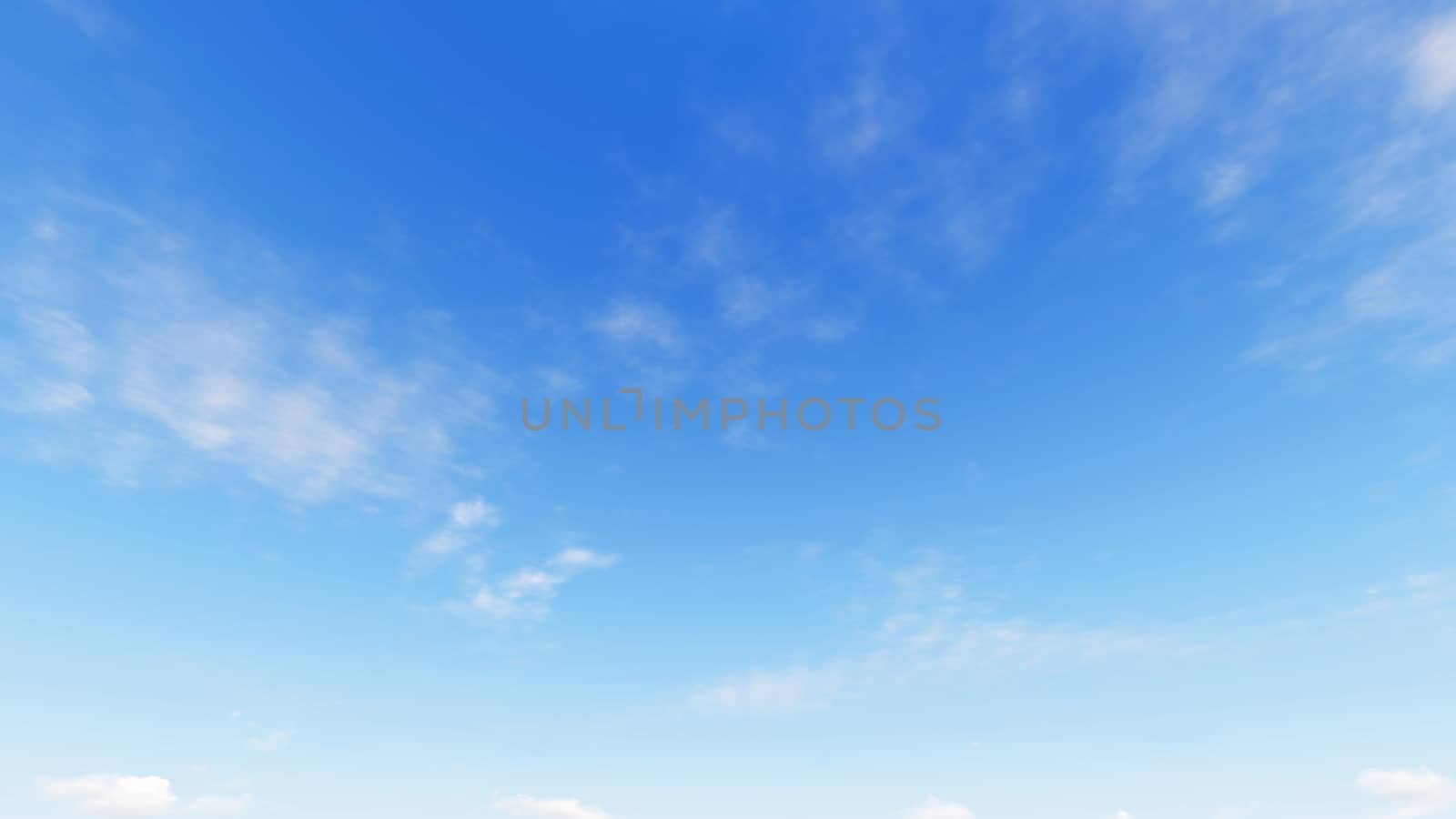 Cloudy blue sky abstract background, blue sky background with tiny clouds, 3d rendering

