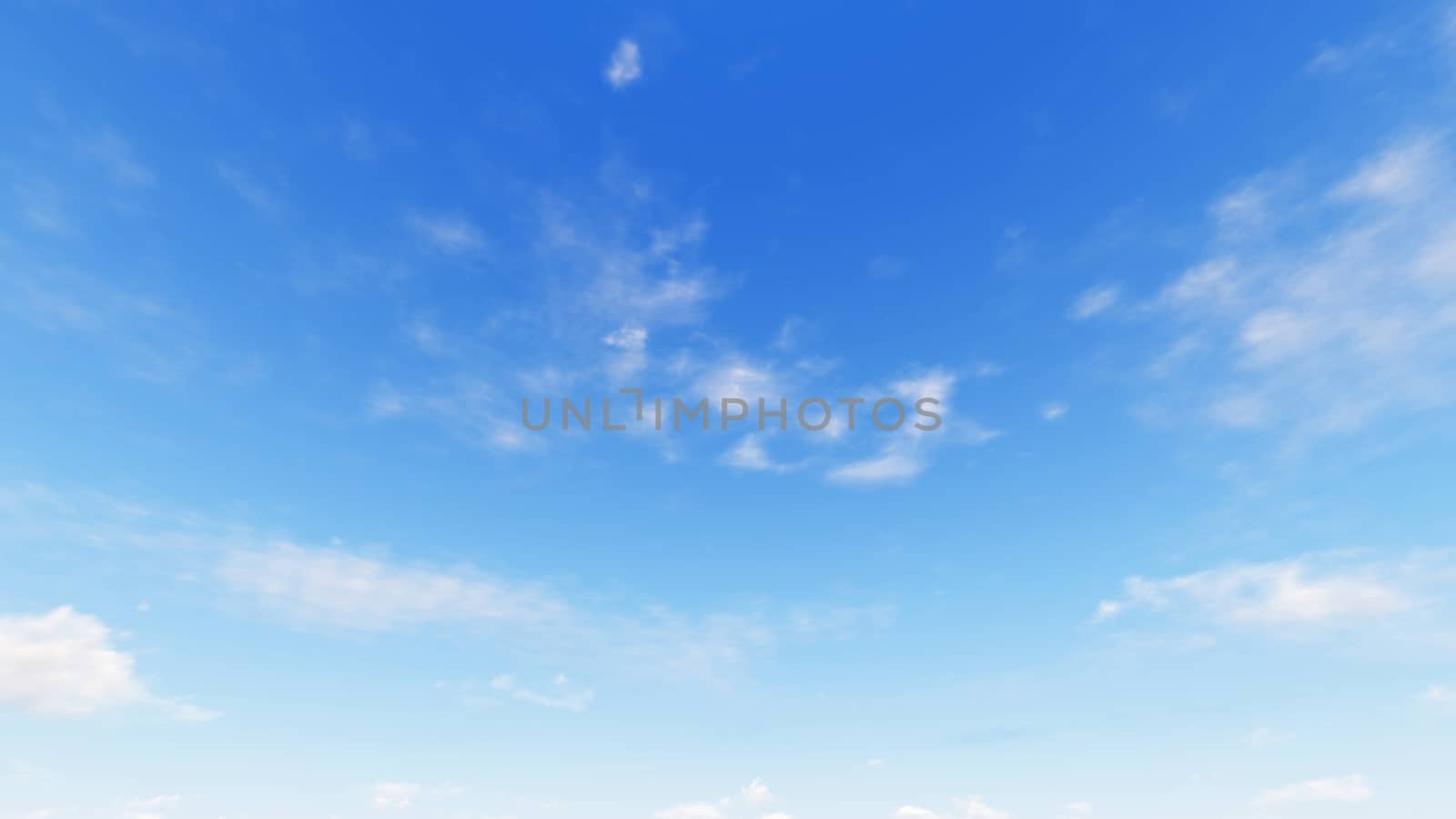 Cloudy blue sky abstract background, blue sky background with tiny clouds, 3d rendering

