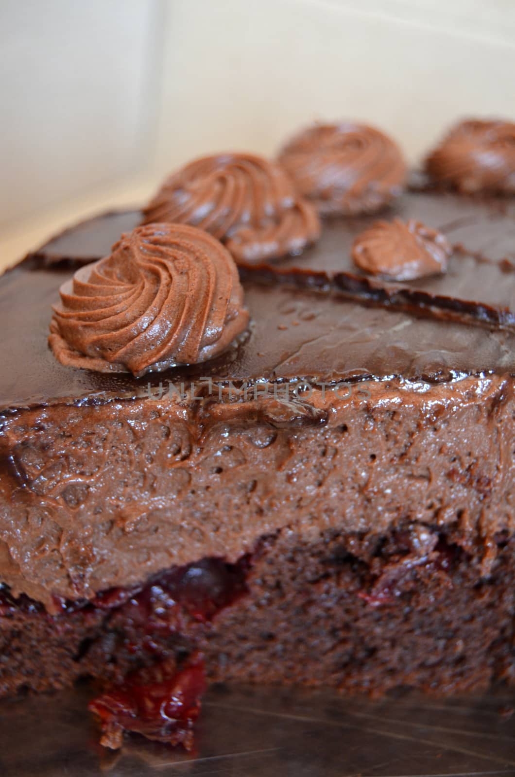 Dark chocolate cake by nehru