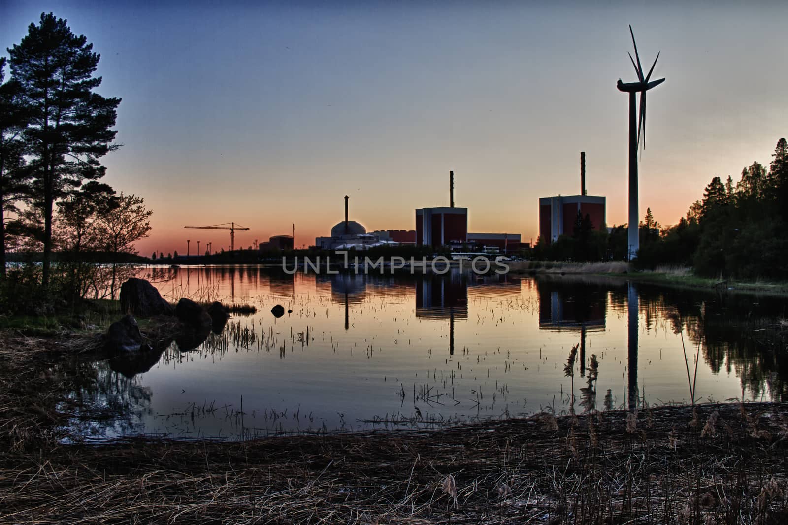 The nuclear power plant Olkiuoto in western Finland