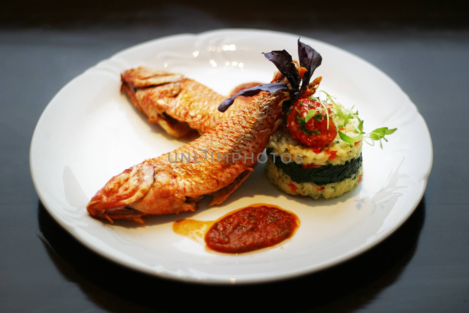Dish from a fish