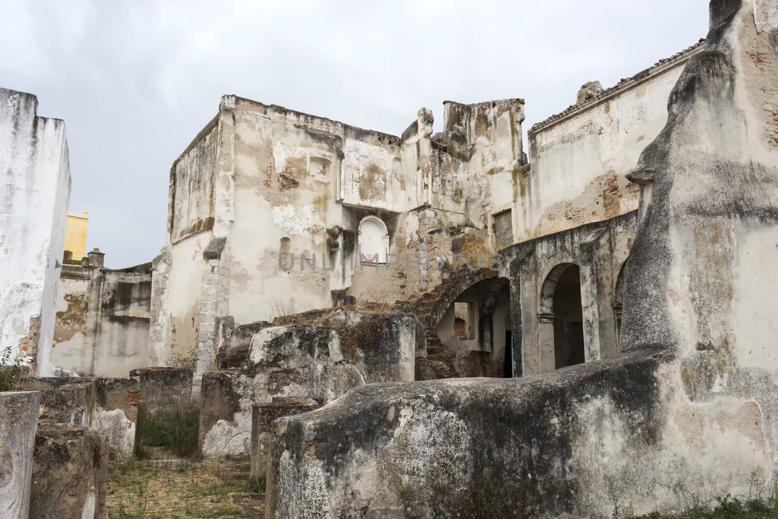 old ruine from Moura castle in Portugal