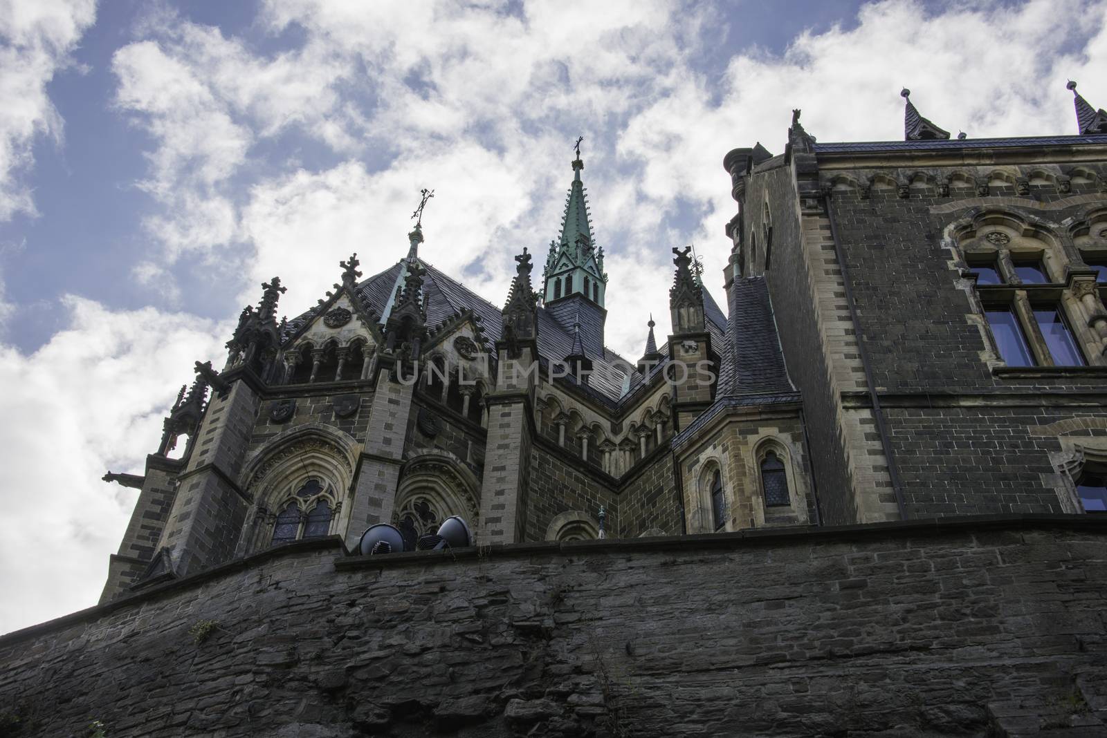 the castle of wernigerode in the village called wernigerode