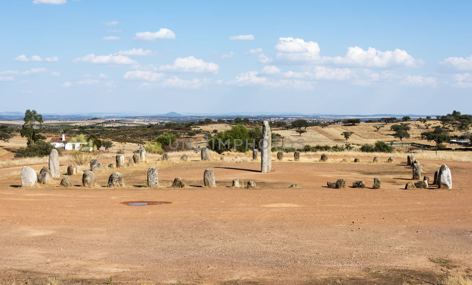 Portugal's largest menhirs, the Xarez stone-circle is second only in grandeur to Almendres, near Evora