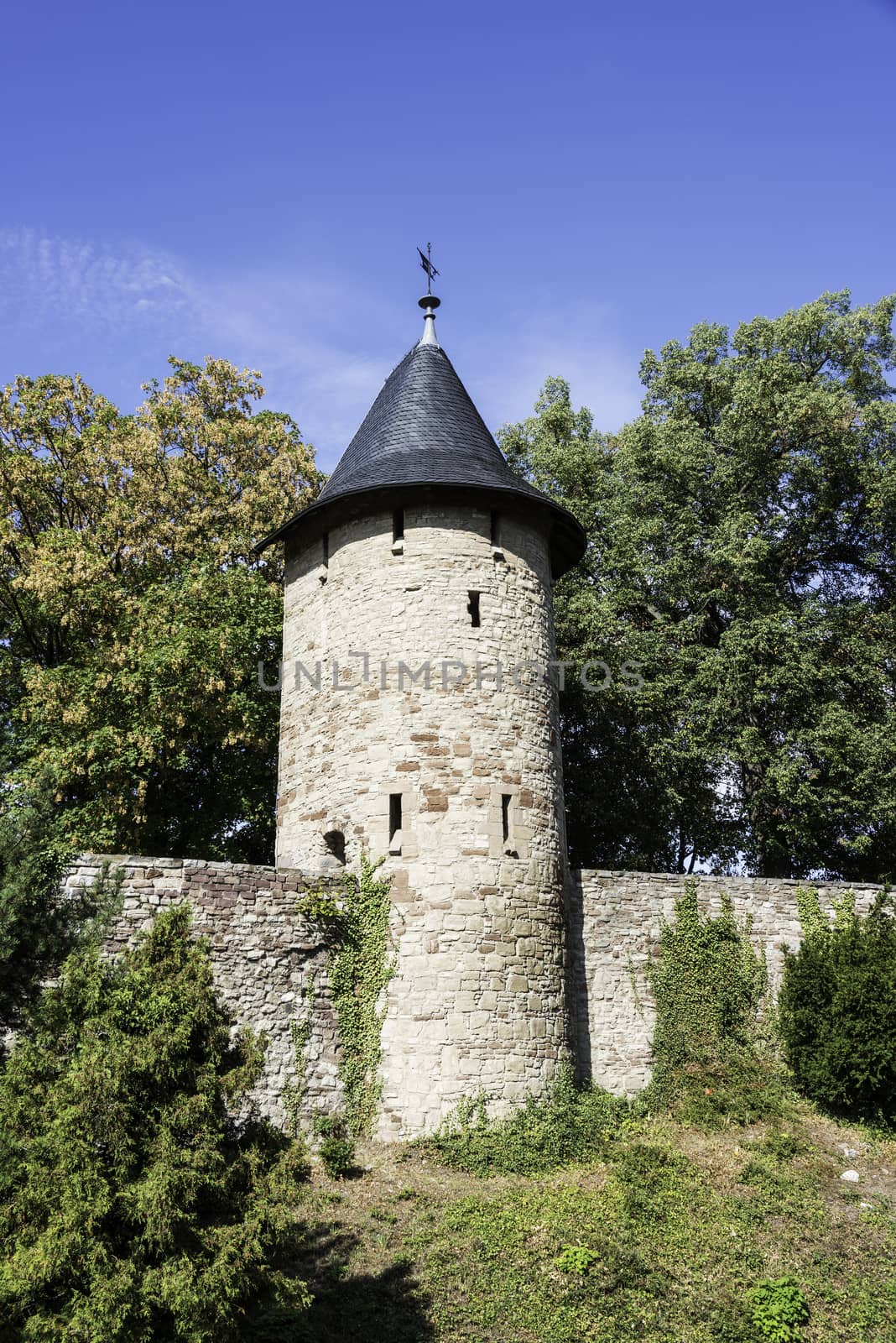 City walls with tower, Wernigerode, Harz region, Saxony-Anhalt, PublicGround