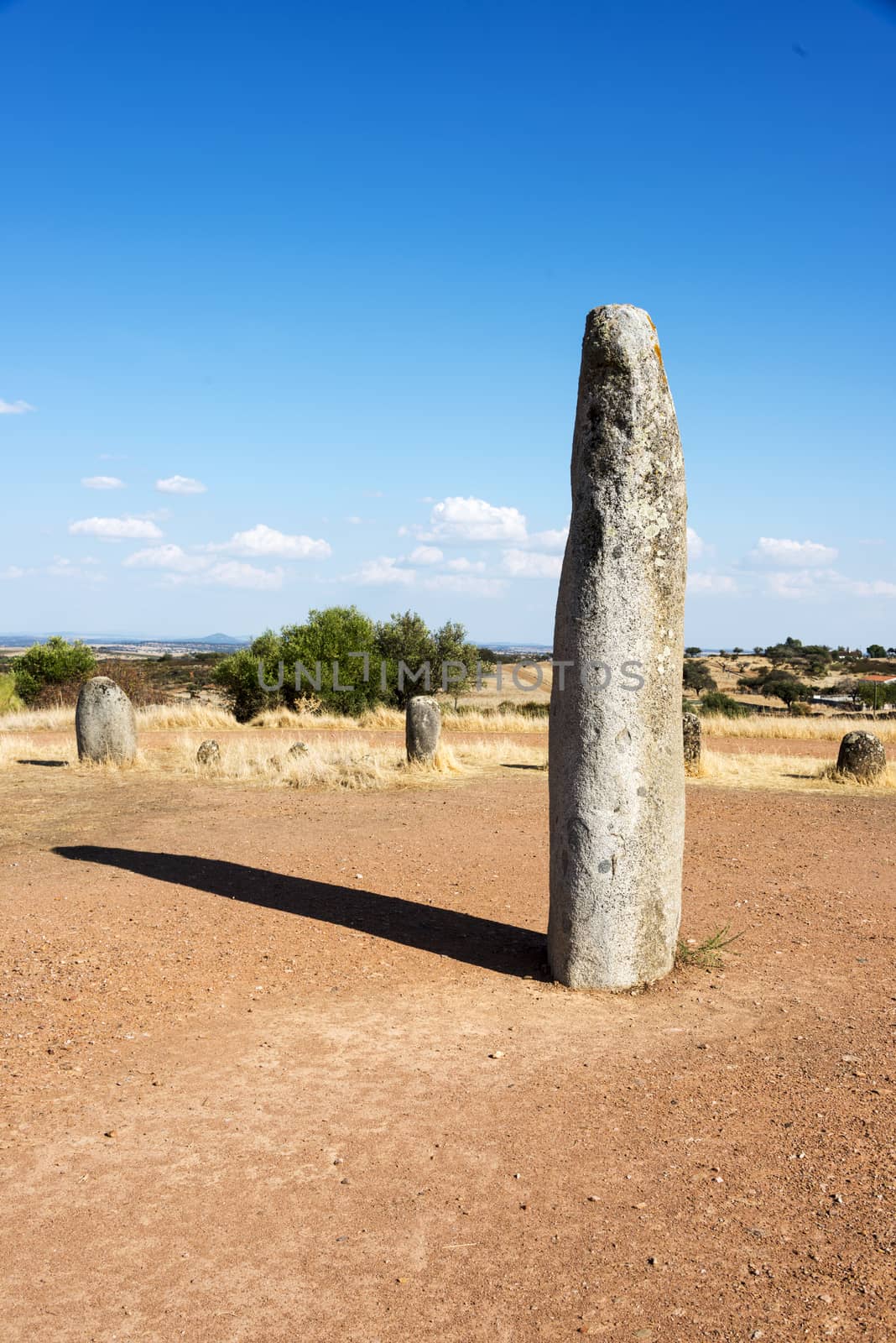 Portugal's largest menhirs, the Xarez stone-circle is second only in grandeur to Almendres, near Evora