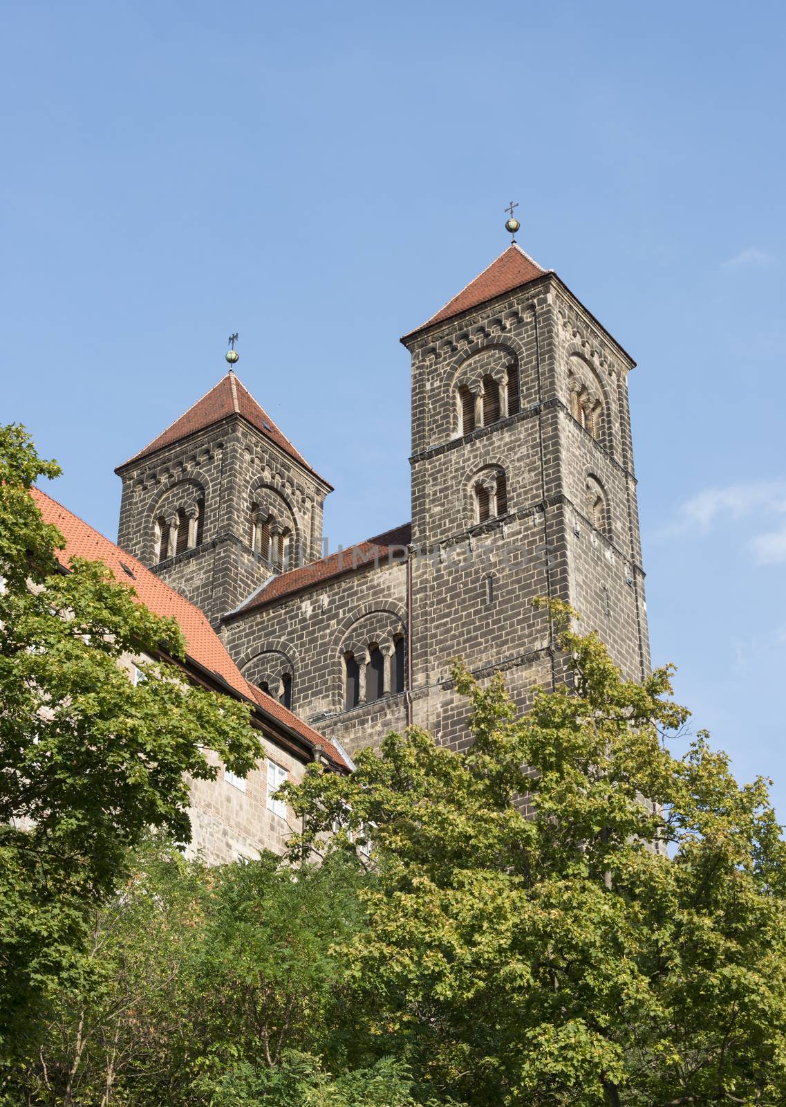 the old castle in quedlinburg,germany
