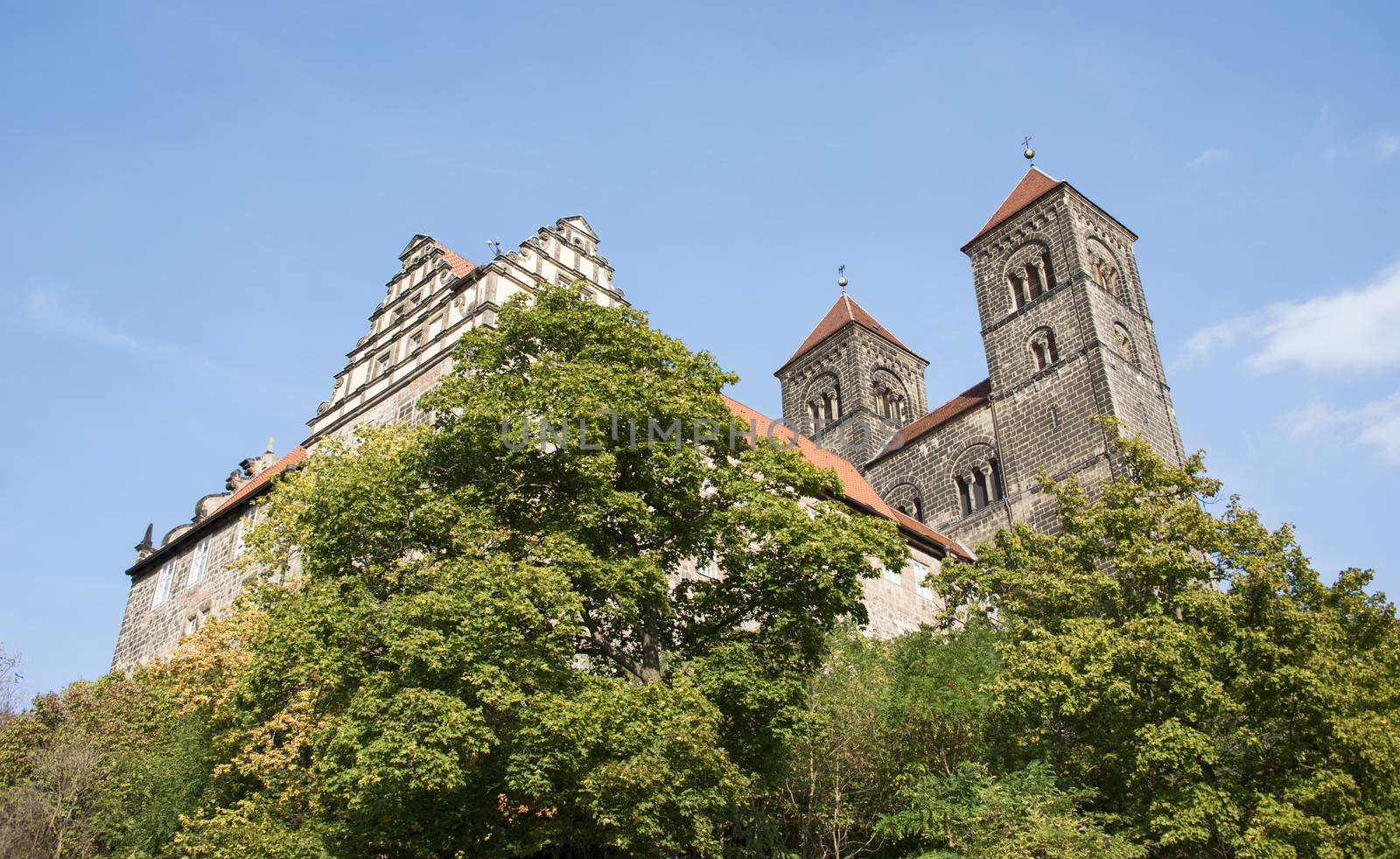the old castle in quedlinburg,germany
