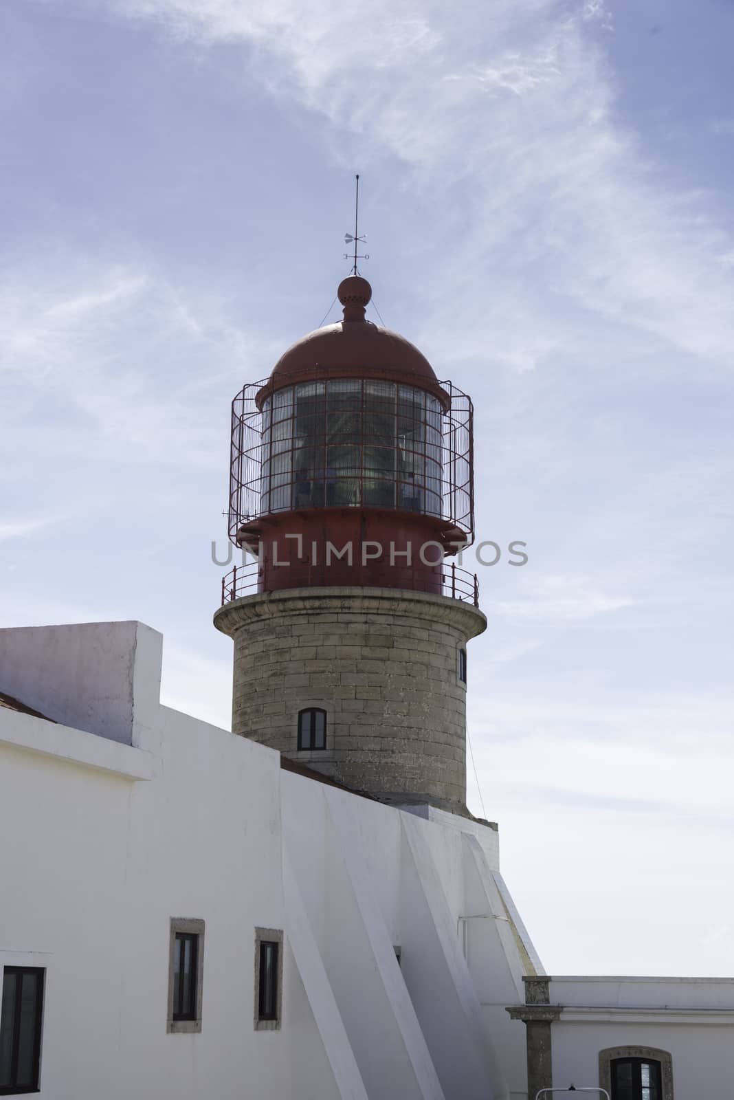 Portugal Algarve Region Sagres Lighthouse at "Cape Saint Vincent" - "Cabo Sao Vicente" - Continental Europe's most South-westerly point