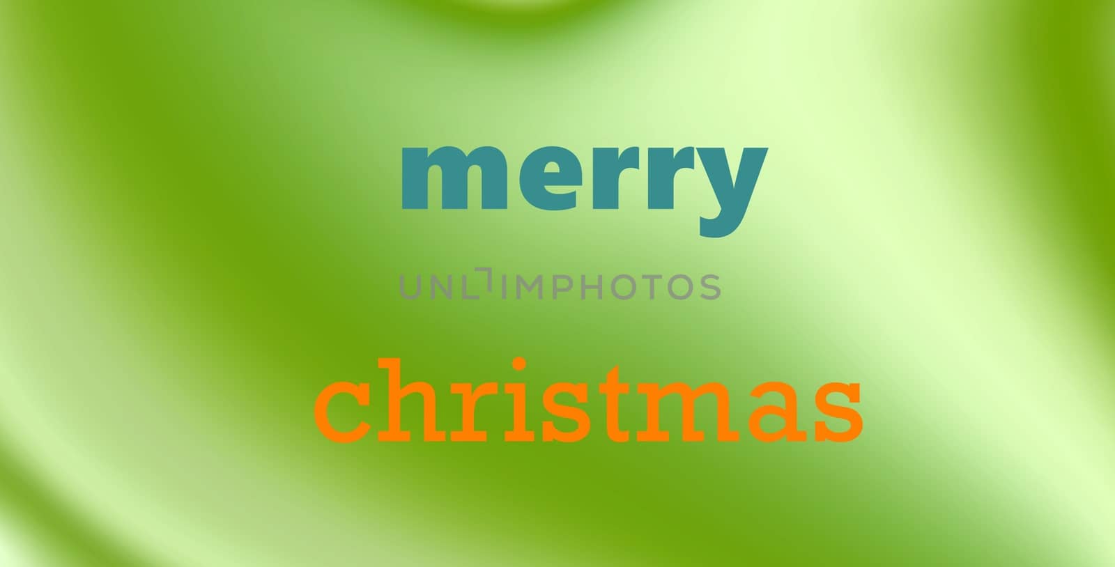 picture of a Merry Christmas card on green white gradient background