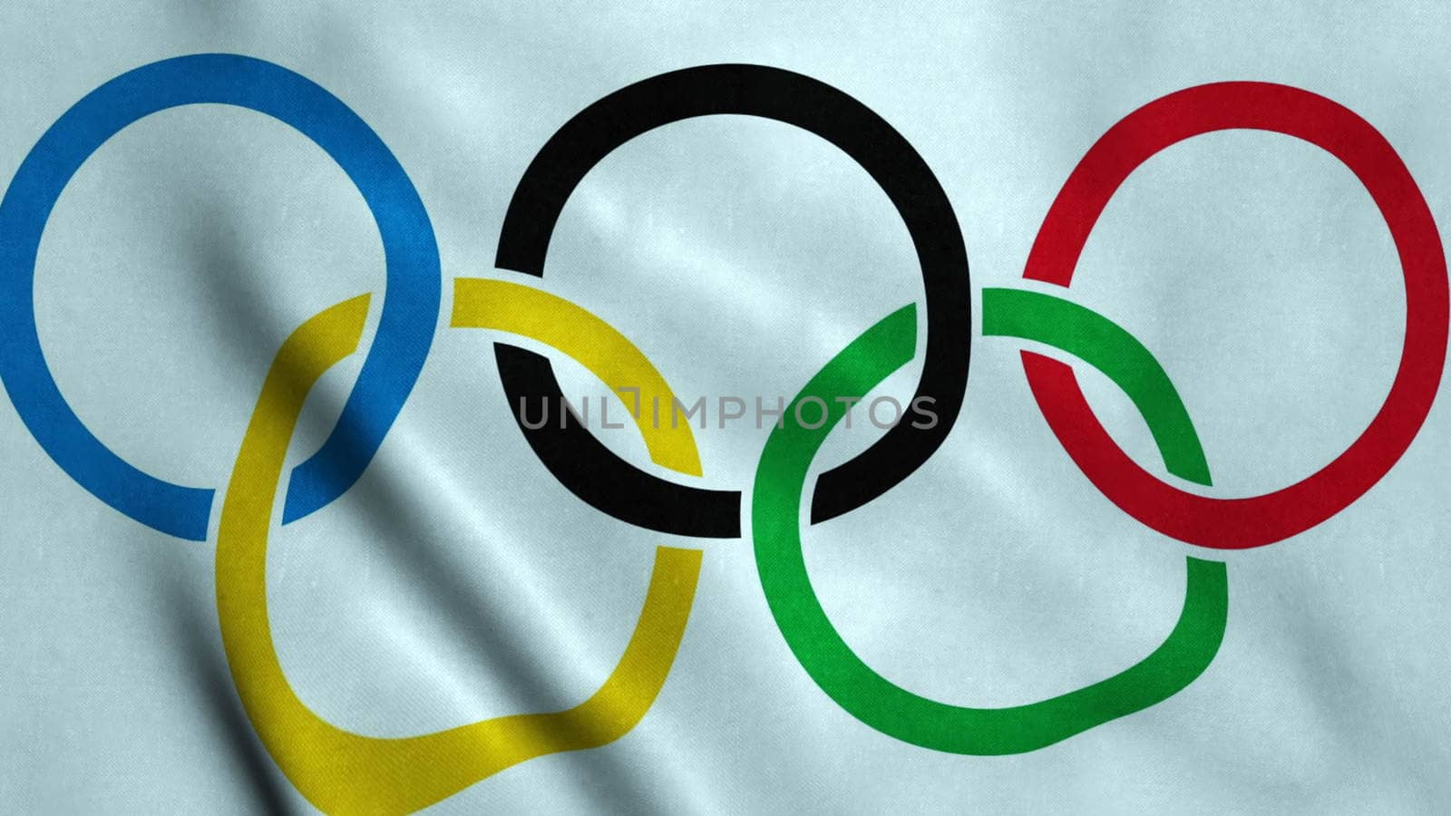 Olympic games flag waving by nolimit046
