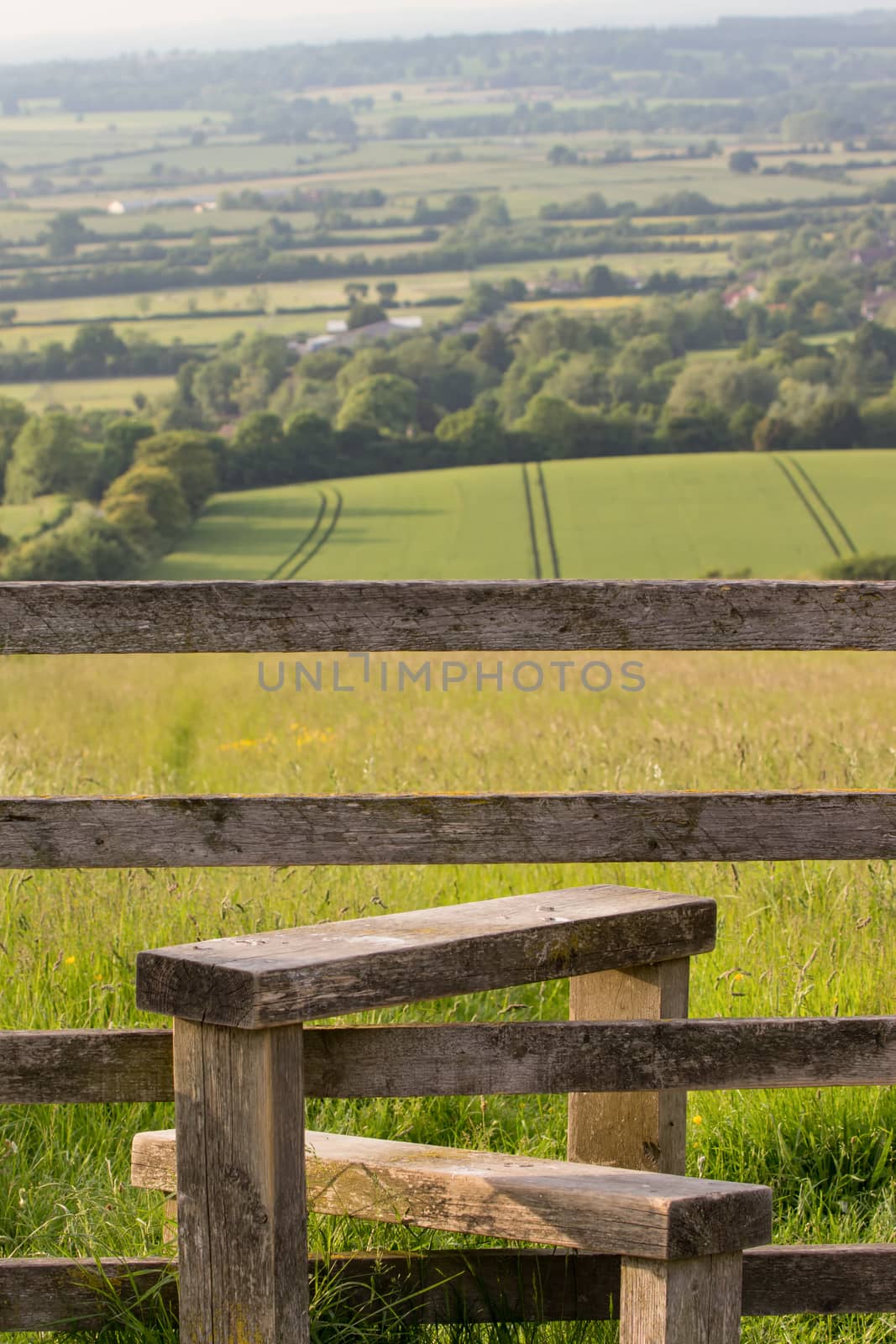 Stile with Countryside view into the distance