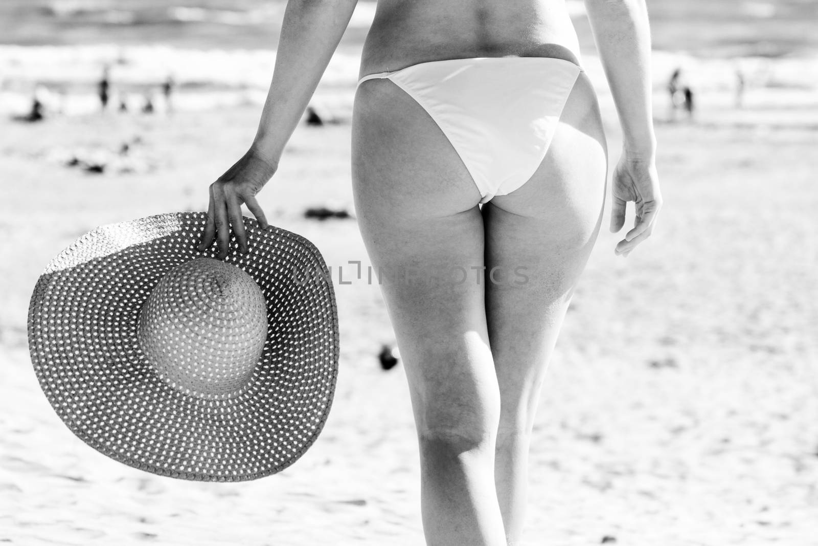 Woman on a beach