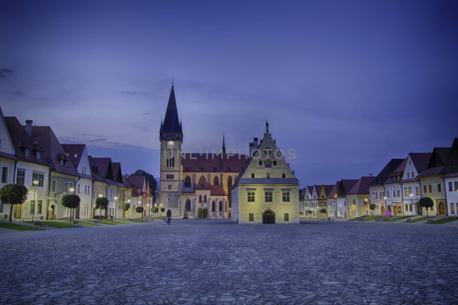 Historic city center of Bardejov by mariephotos