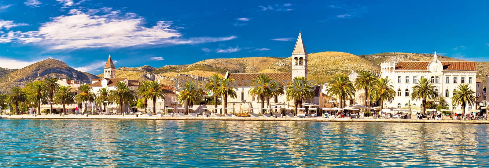 Trogir UNESCO world heritage site panoramic view in Dalmatia, Croatia