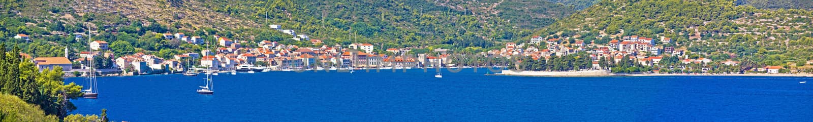 Island of Vis seafront waterfront, Dalmatia, Croatia