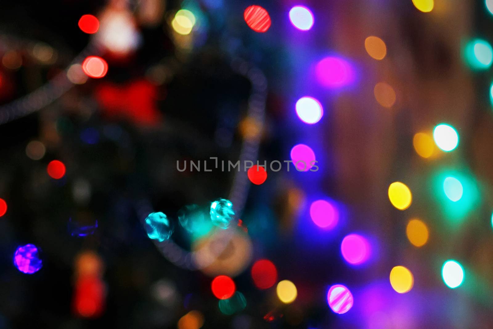 Colored lights abstract for texture background