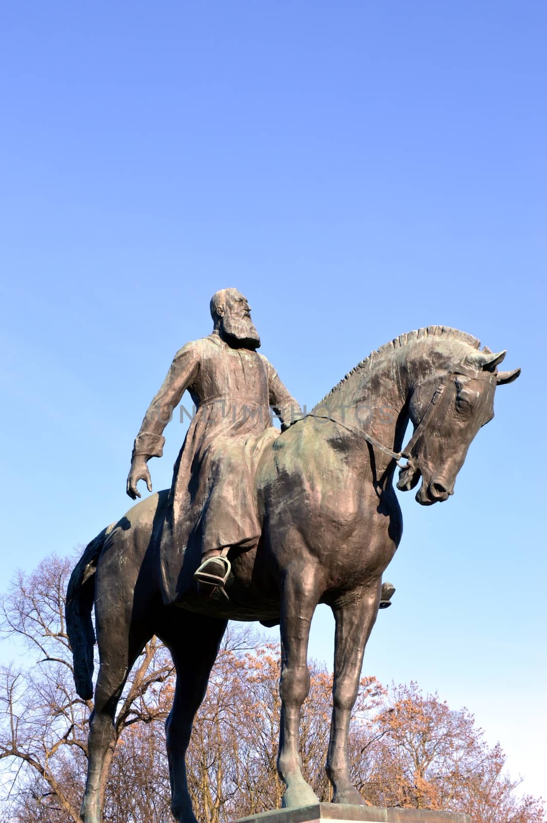 Statue of Leopold two on his horse