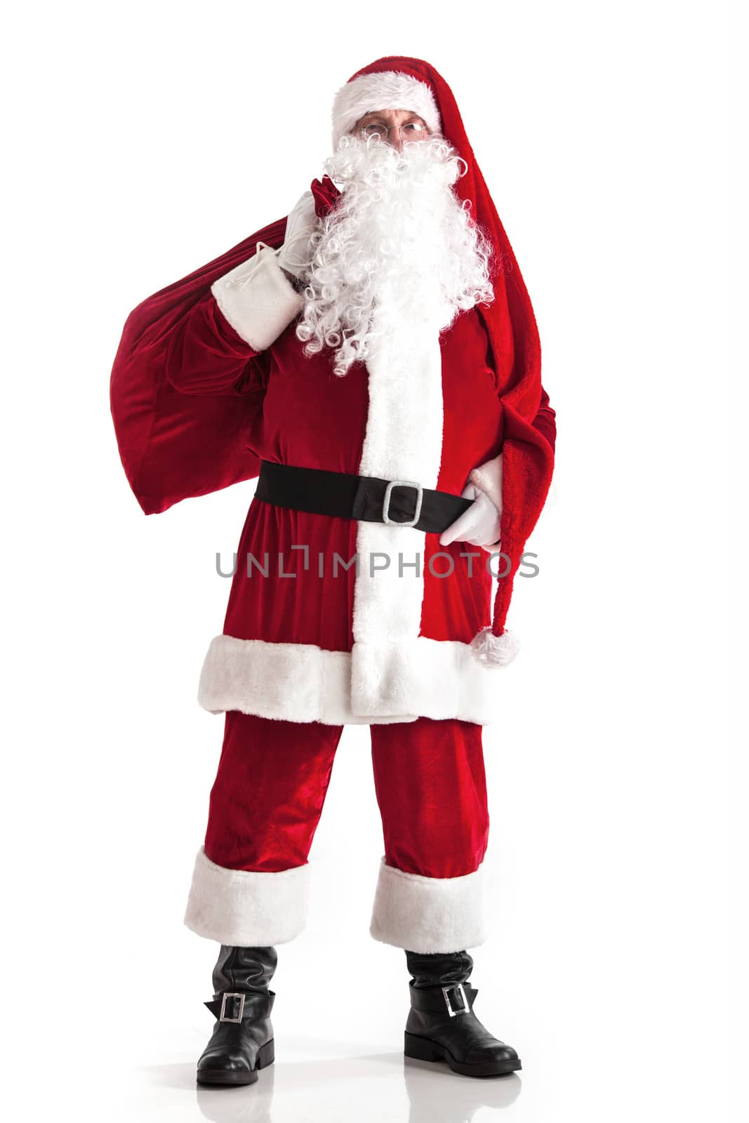 Santa Claus carrying bag by ALotOfPeople