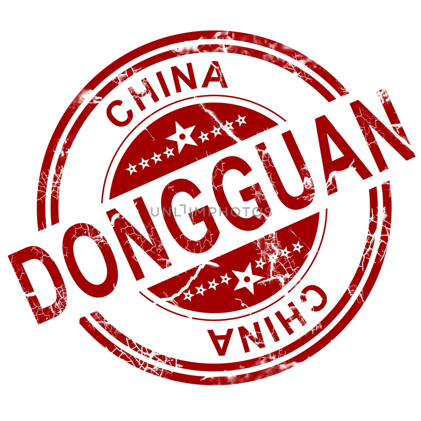 Red Dongguan stamp by tang90246