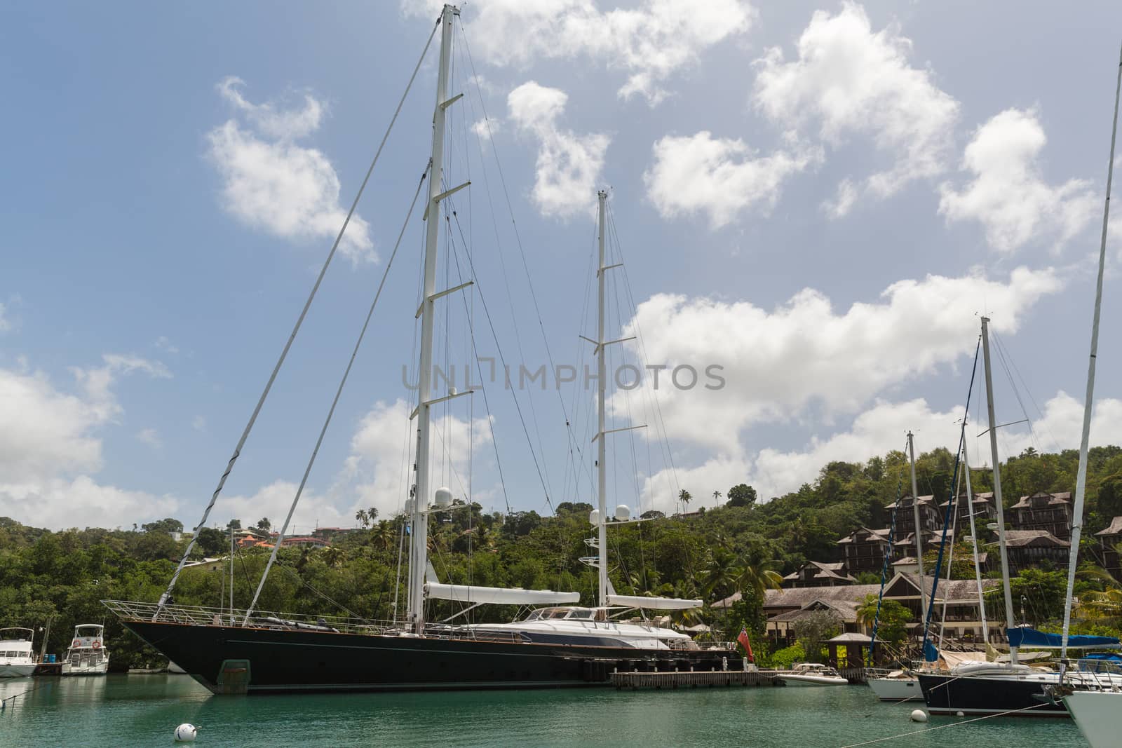 Harbour in St Lucia by chrisukphoto