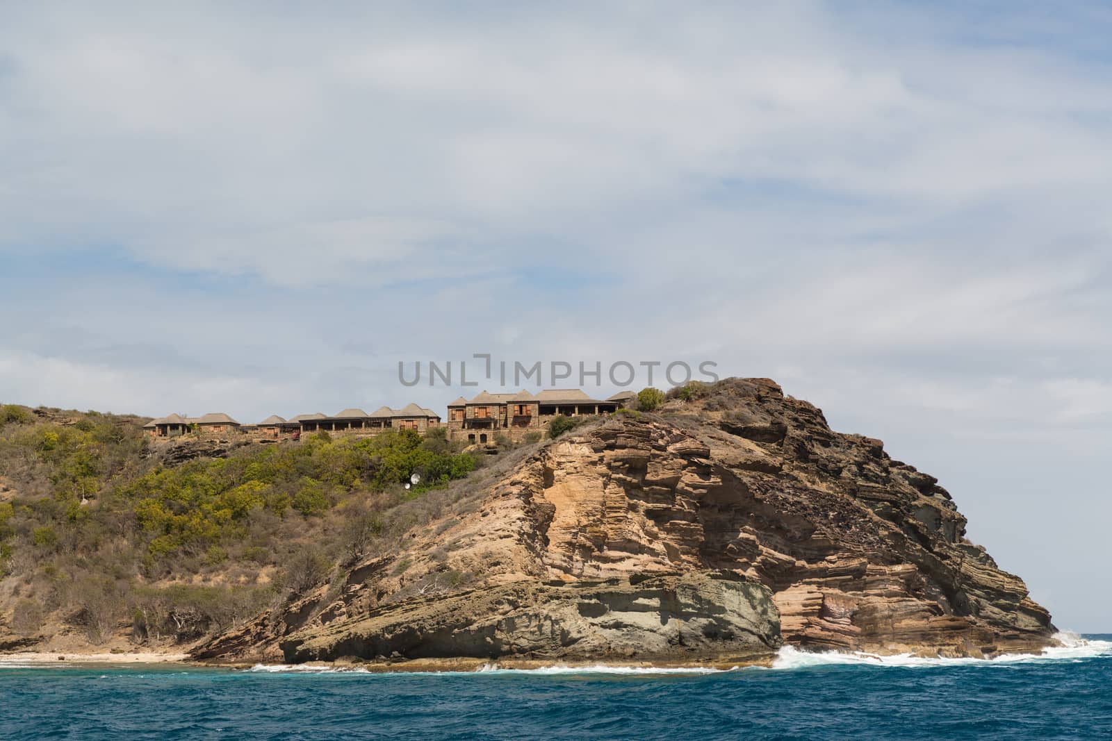 Retreat perched high on the Antigua Coastline by chrisukphoto