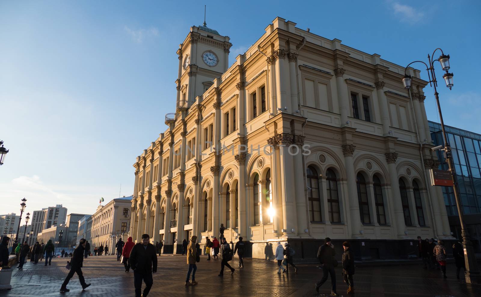 Moscow 2016 December - Leningradsky Railway Station Russia