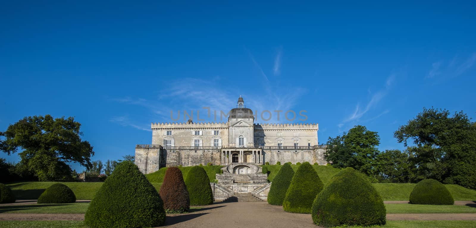 Castle of Vayres in Gironde, Aquitaine, France
