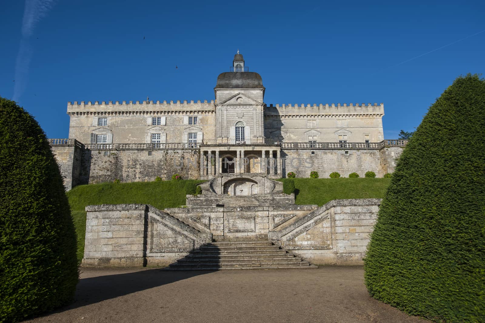 Castle of Vayres in Gironde, Aquitaine, France