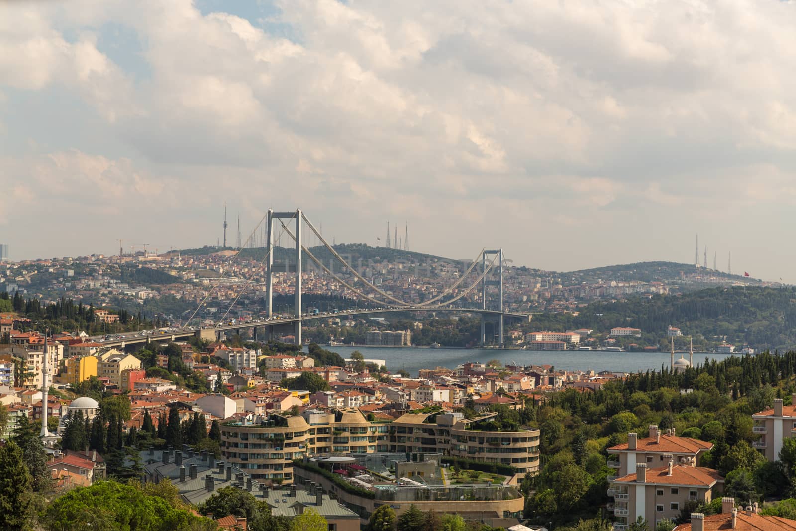 The Bosphorus Bridge in Istanbul by chrisukphoto