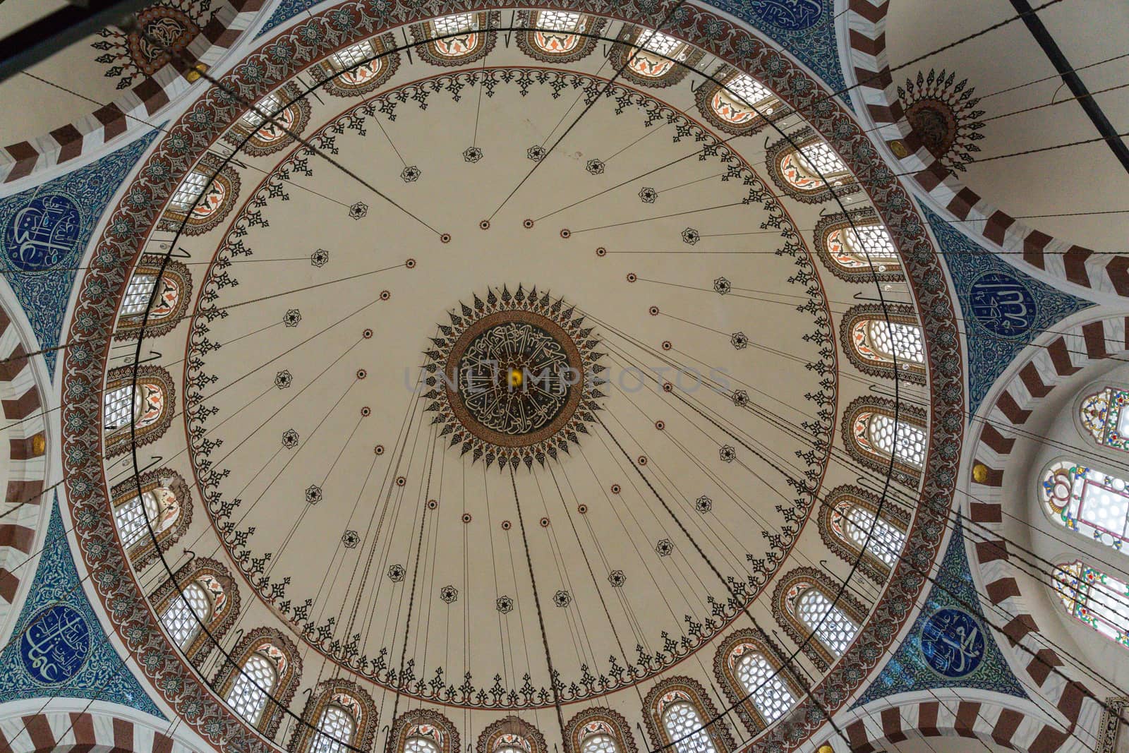 The ceiling of a mosque by chrisukphoto