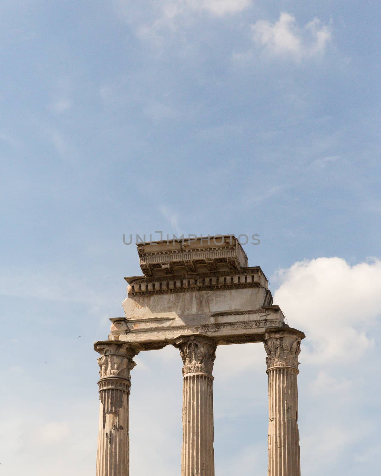 Ancient ruins in Rome by chrisukphoto