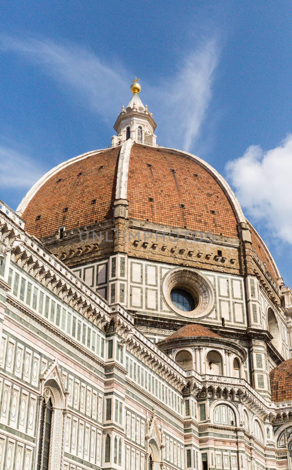 The Dome of Florence Cathedral is the main church of Florence, Italy. Il Duomo di Firenze, as it is ordinarily called, was begun in 1296