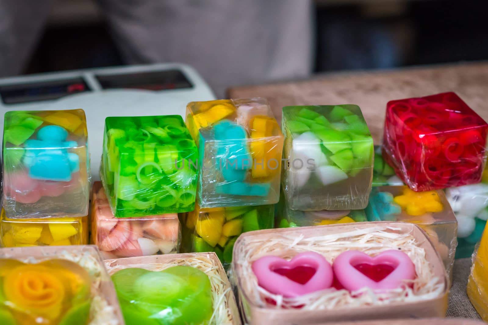 SOAP handmade square shape and shape of a heart