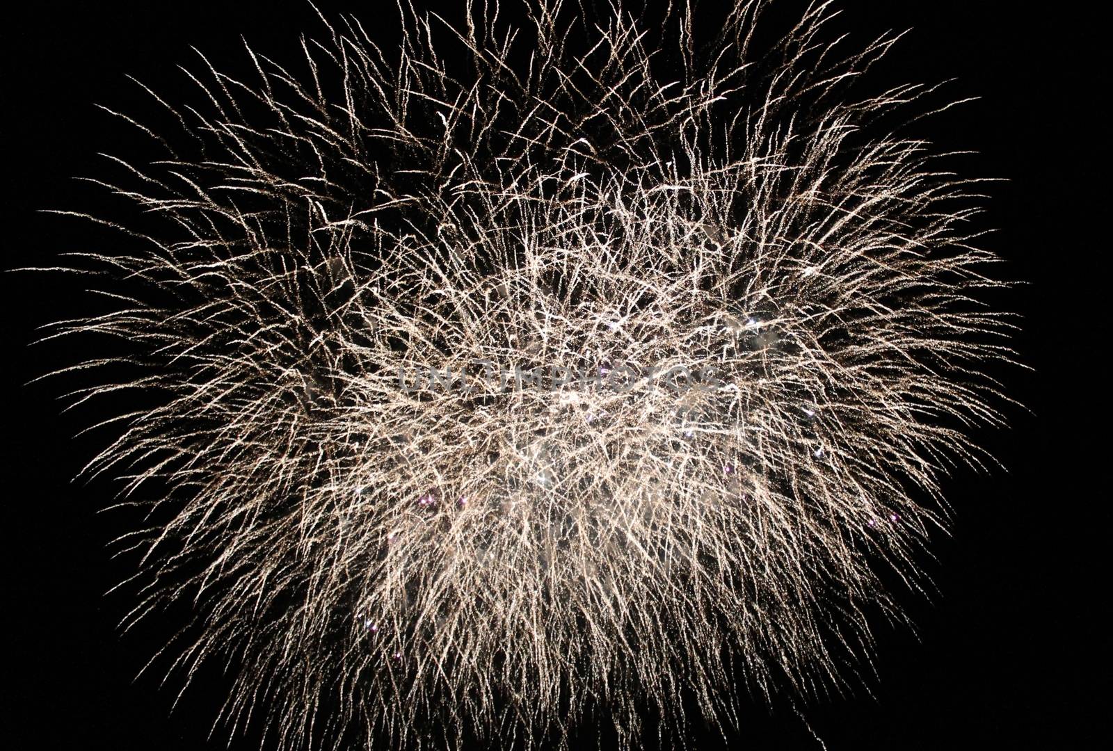 Fireworks light up the sky with dazzling display New years eve event 