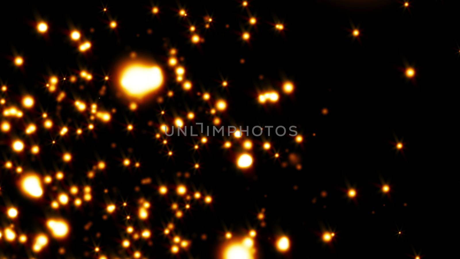 Glittering particles sparkle and drift along on a soft current by nolimit046
