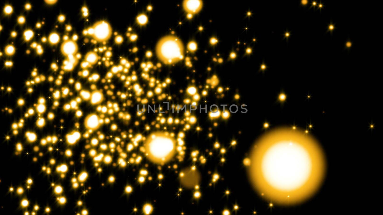 Glittering particles sparkle and drift along on a soft current by nolimit046