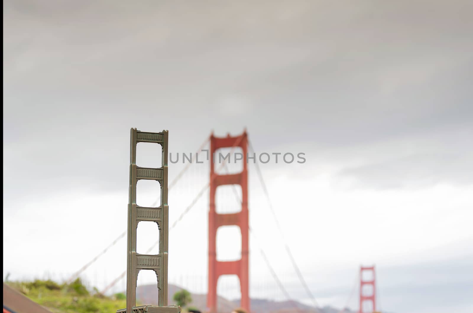 Golden Gate bridge miniature by rarrarorro