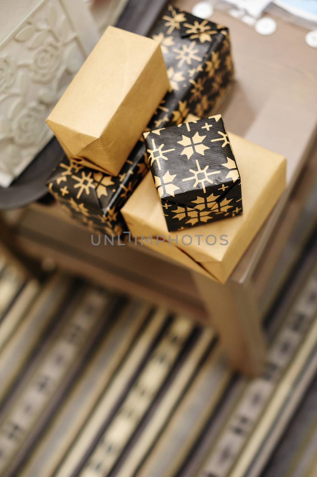 beautiful little gift boxes for Christmas holiday by timonko