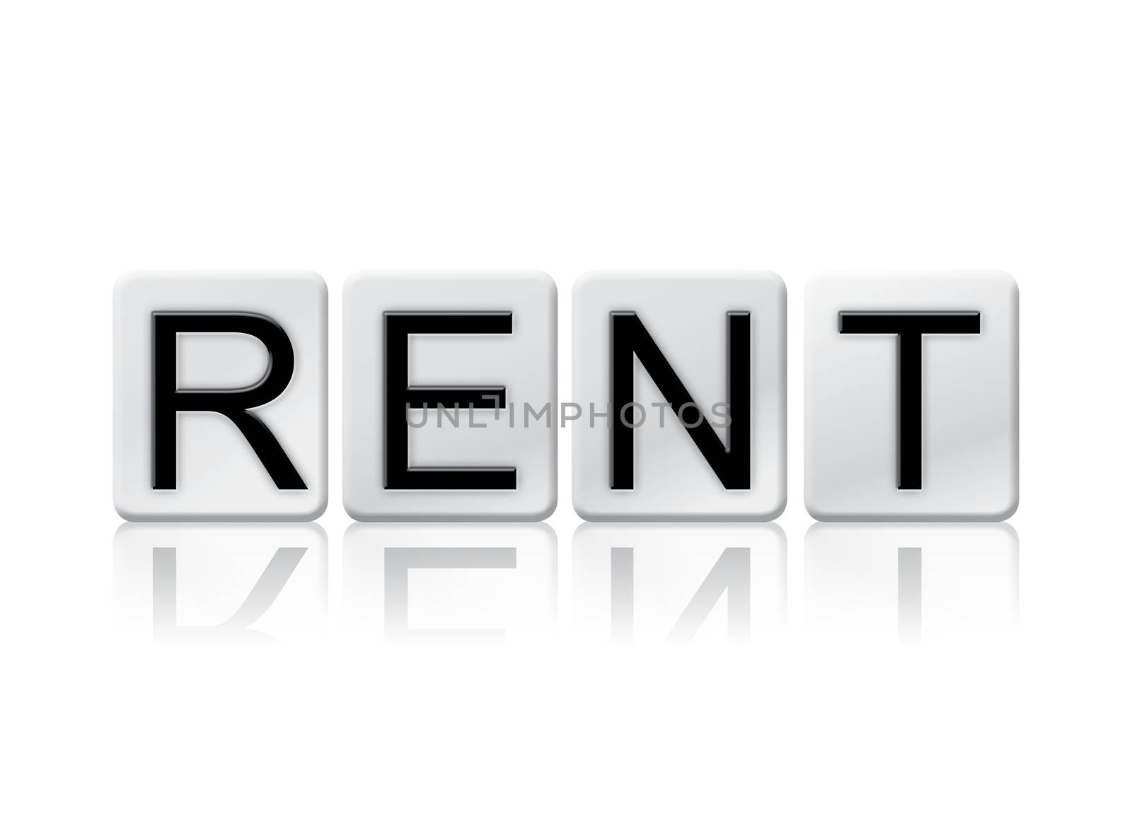 Rent Isolated Tiled Letters Concept and Theme by enterlinedesign