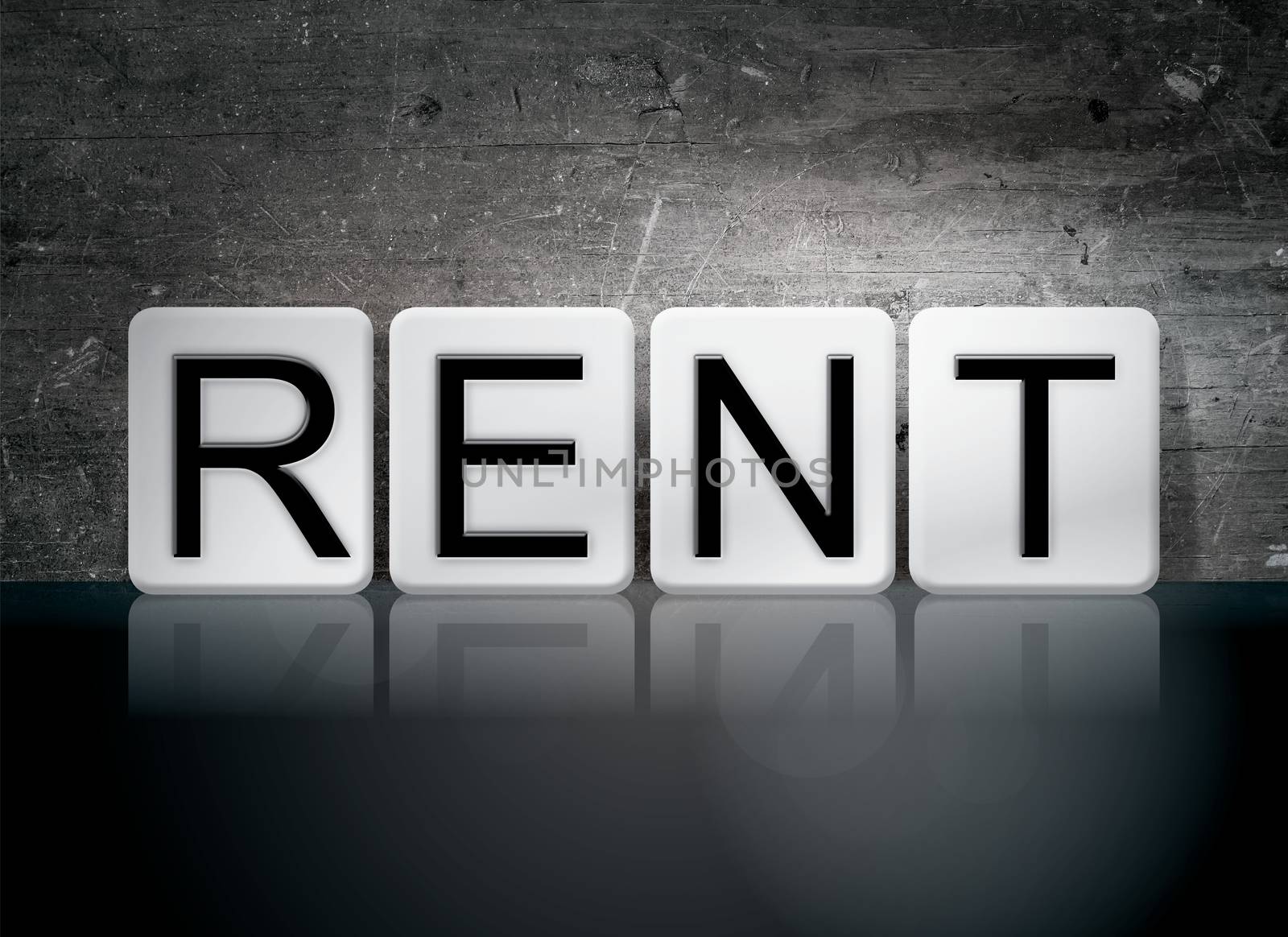 Rent Tiled Letters Concept and Theme by enterlinedesign